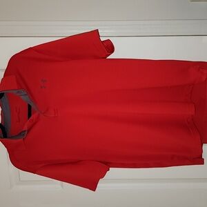 Under Armour Heat Gear Polo Red Large